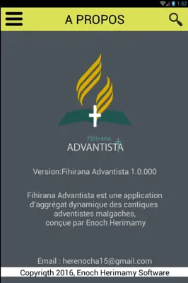 Fihirana android App screenshot 2